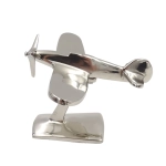Metal model of a single engine plane