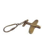 Airplane keychain - metal