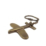 Airplane keychain - metal
