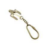 Exklusiver Schlüsselanhänger – Patentanker – Messing