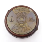 Perpetual calendar and world clock - paperweight