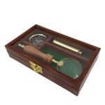 Travel set - Spotting scope + Compass + Magnifier