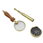 Travel set - Spotting scope + Compass + Magnifier