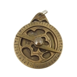 Astrolabe - brass pendant