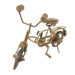 Metal figurine bicycle