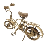 Metal figurine bicycle