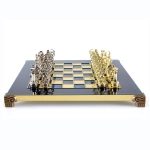 Exclusive brass chess pieces - Archers 28x28 cm