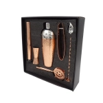 Exclusive bartender set coated with a copper layer (6 elements)