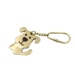 Brass Keychain - Dog