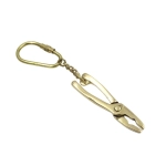 Brass electrician keychain - pliers