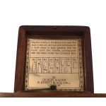 A compass with a Gilbert sundial in a wooden case