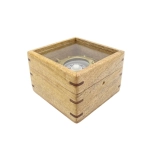 Gimble Tilt Compass in a wooden box