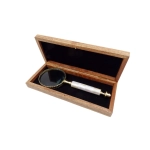 Vintage kaleidoscope in a leather case