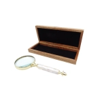 Vintage kaleidoscope in a leather case