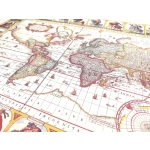 Historická mapa světa - Nova Totius Terrarum reprint - N. I. Piscator, 1652.