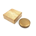 Tourist compass in a wooden box