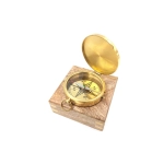 Compass in a wooden box