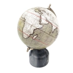 Decorative globe on a stone base