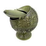 Metal ashtray - globe