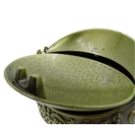 Metal ashtray - globe