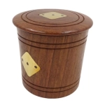 Wooden Dice in a Barrel
