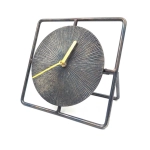 Elegant metal clock