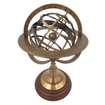 Spherical Astrolabe 'Cosmic Secrets' - Scientific Elegance at Home