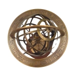 Spherical Astrolabe 'Cosmic Secrets' - Scientific Elegance at Home