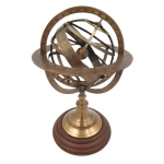 Spherical Astrolabe 'Cosmic Secrets' - Scientific Elegance at Home