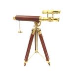 Horizon of Explorers Brass Telescope on a Tripod - Viewfinder to the World