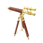 Horizon of Explorers Brass Telescope on a Tripod - Viewfinder to the World
