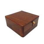 Exclusive Set: Brass Compass and Clock in a Wooden Box