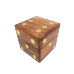 Game Dice in a Wooden Box - Elegance and Tradition in One!