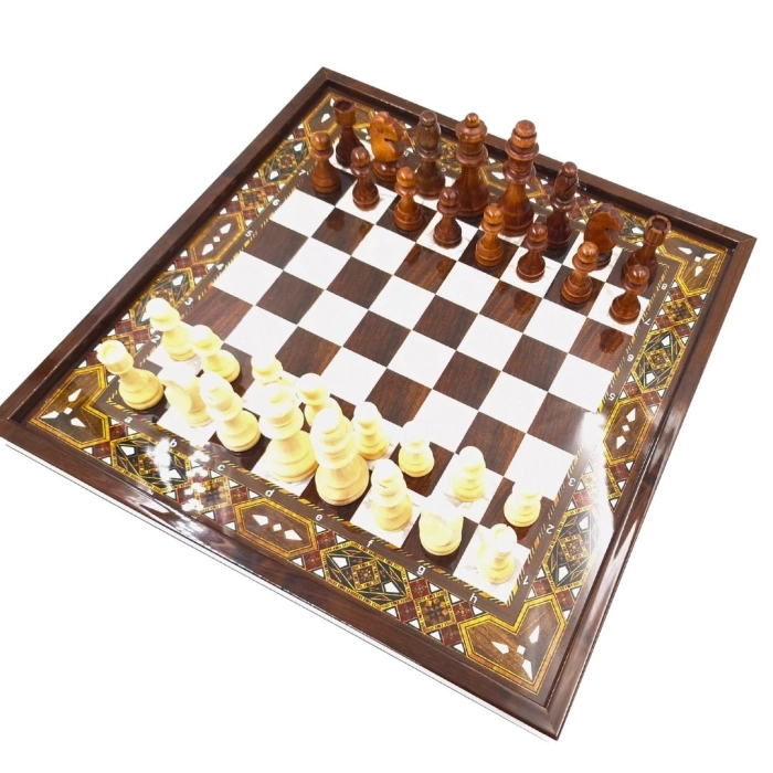 Exklusive Lux Perlenschachfiguren