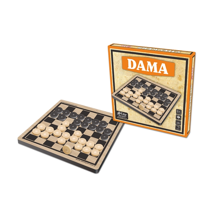 Wooden Checkers - Classic Gameplay in an Elegant Edition