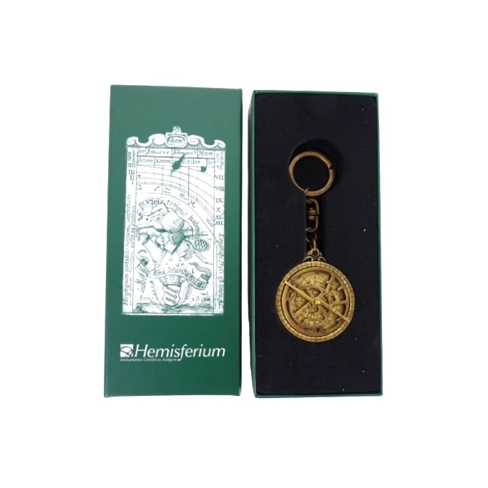 European astrolabe keychain