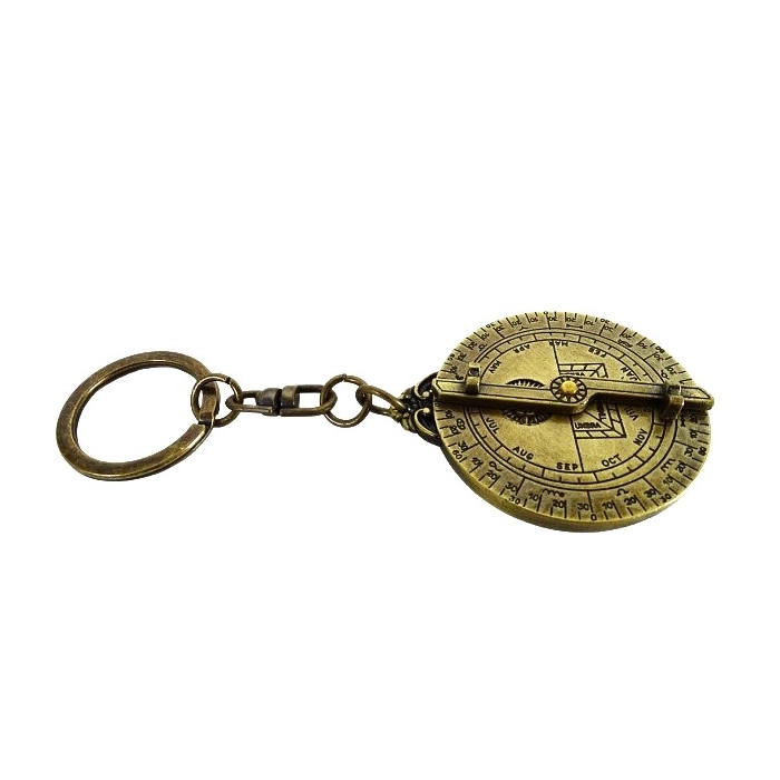 European astrolabe keychain