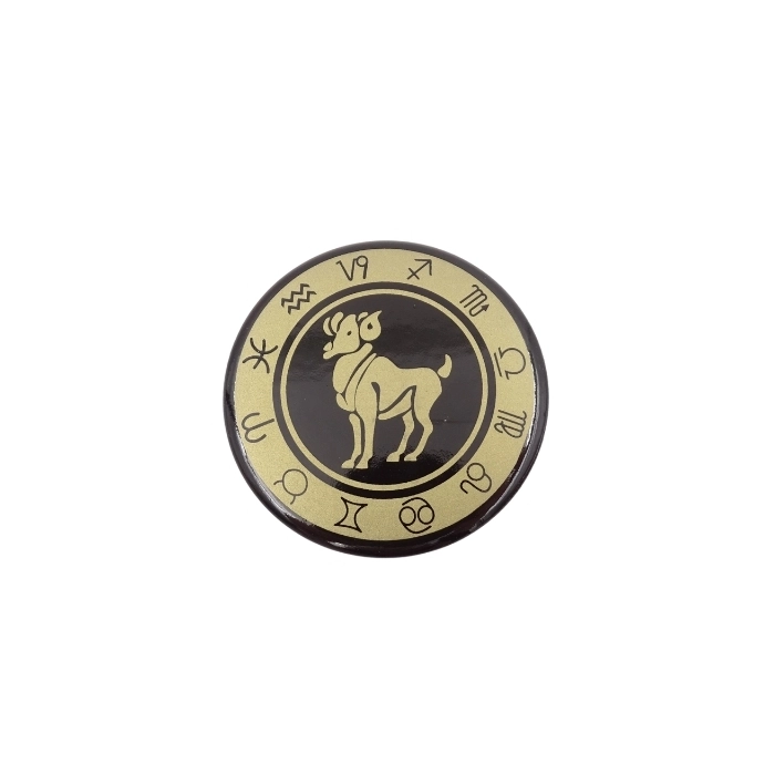 Zodiac sign - Aries - magnet, enamel