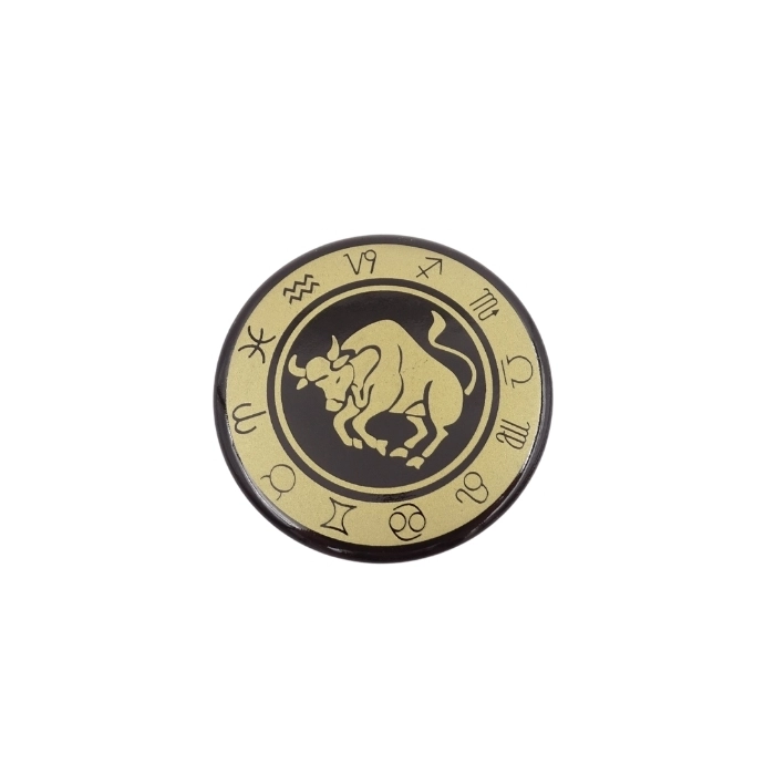 Zodiac sign - Taurus - magnet, enamel