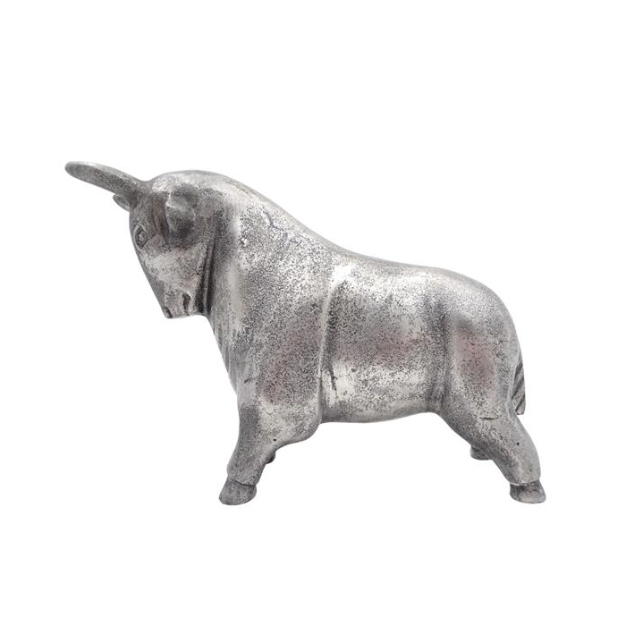 Stier - dekorative Aluminium-Figur
