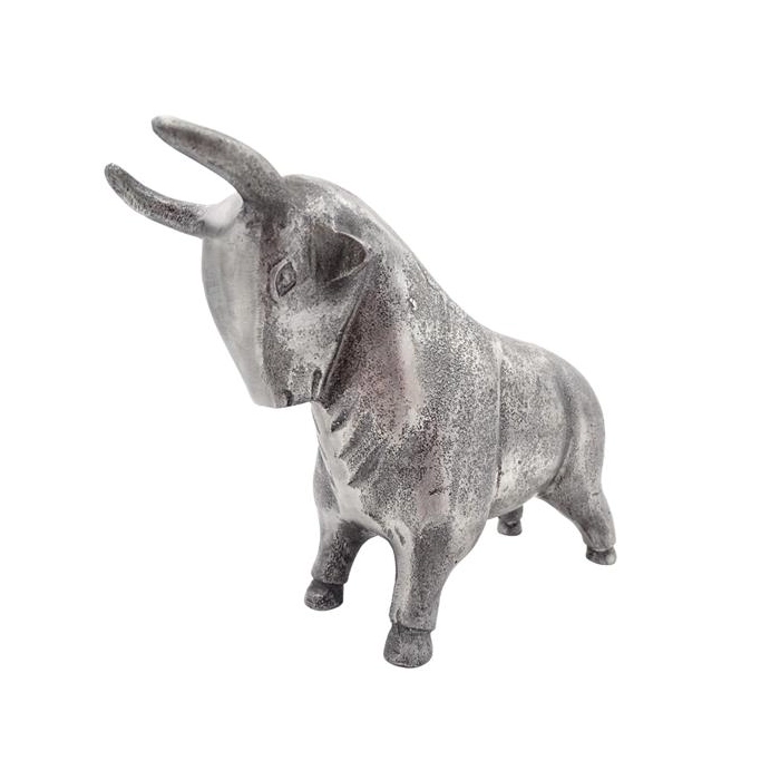 Stier - dekorative Aluminium-Figur
