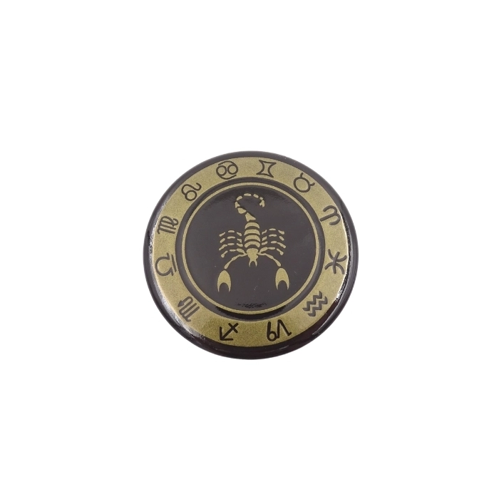 Знак зодіаку - Скорпіон - магніт, емаль