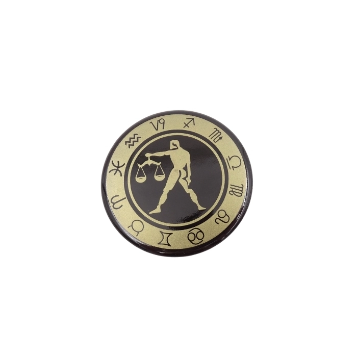 Zodiac sign - Libra - magnet, enamel