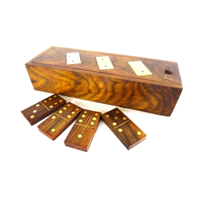 Wooden dominoes - a game for the whole family