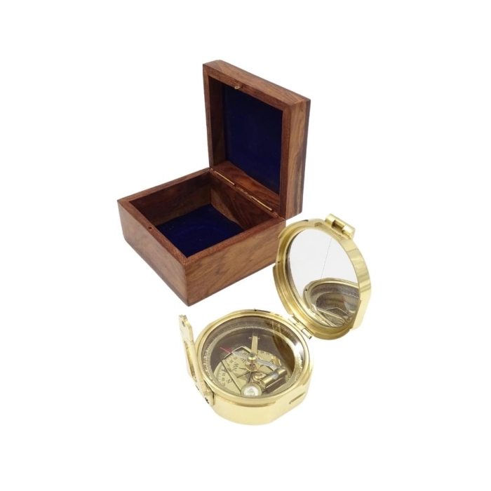 Compass Brunton in a wooden box