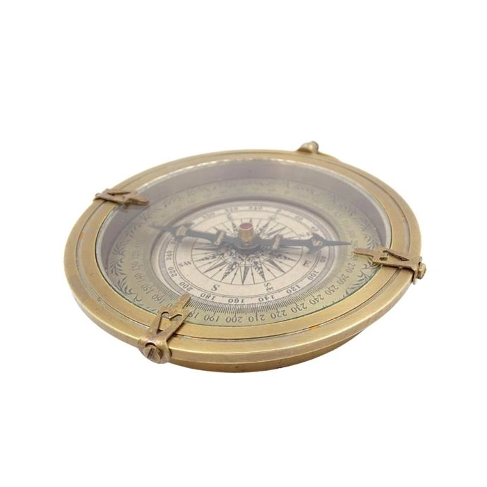 Brass compass