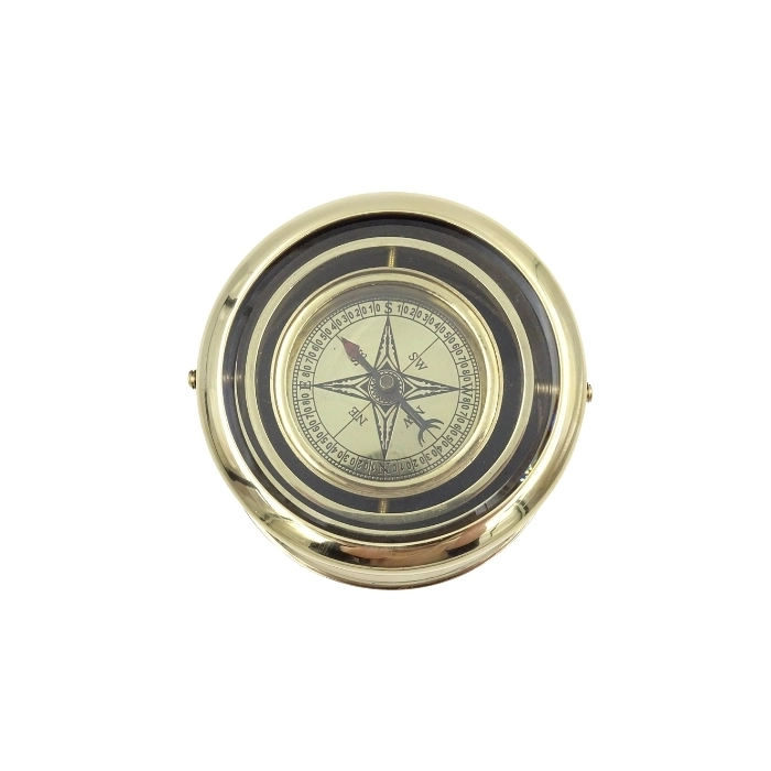 Brass compass