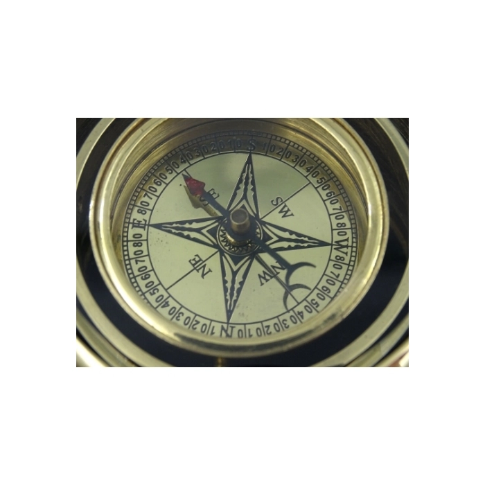 Brass compass