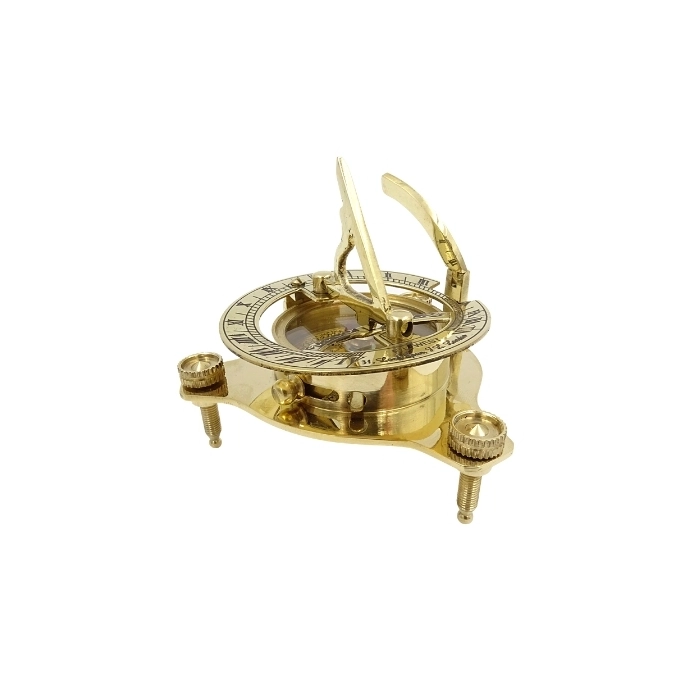 Sundial with compass