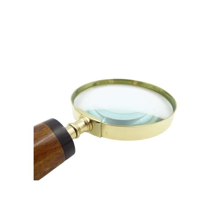 Brass magnifier - horn handle
